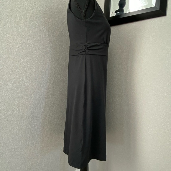 EDDIE BAUER Travex Sleeveless V Neck Black Dress Small - Picture 5 of 12